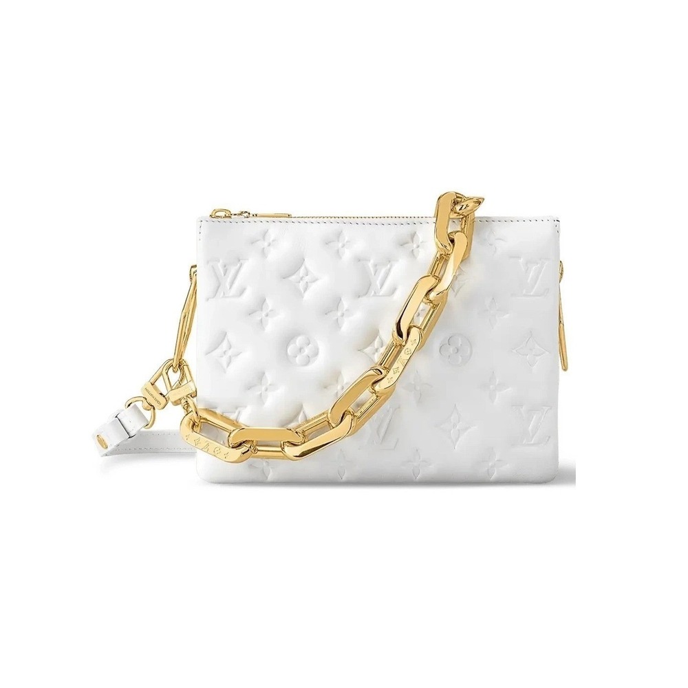 Louis Vuitton Coussin BB Bag Monogram Embossed Lambskin Gold Hardware Crossbody